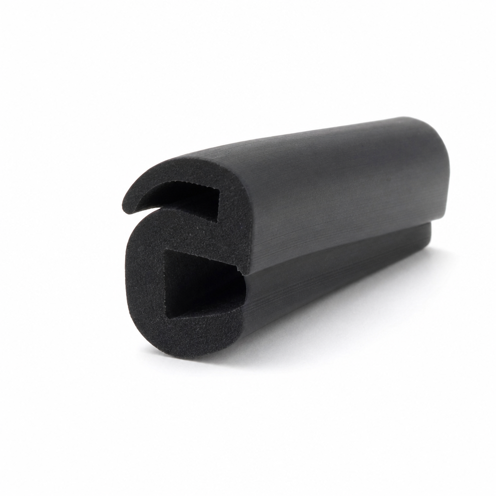 S Window Rubber – 6mm Channel, 20mm Wide x 16.5mm High (IRS2022)