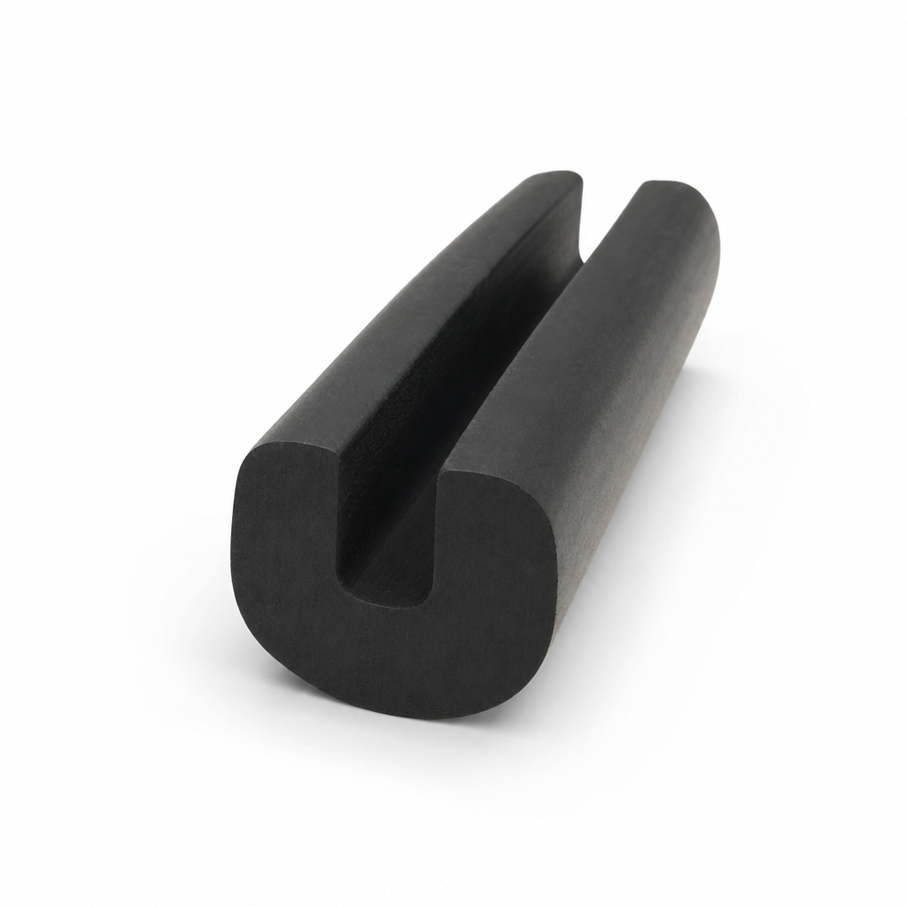 Rubber U Channel – Fits Various Applications (15mm High, IRS2031)