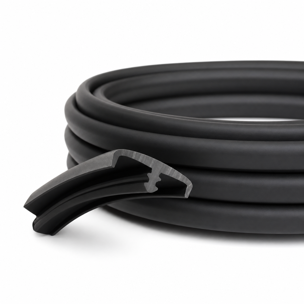 Edge Trim – 18mm Double Lip Charcoal Grey for VW Campers