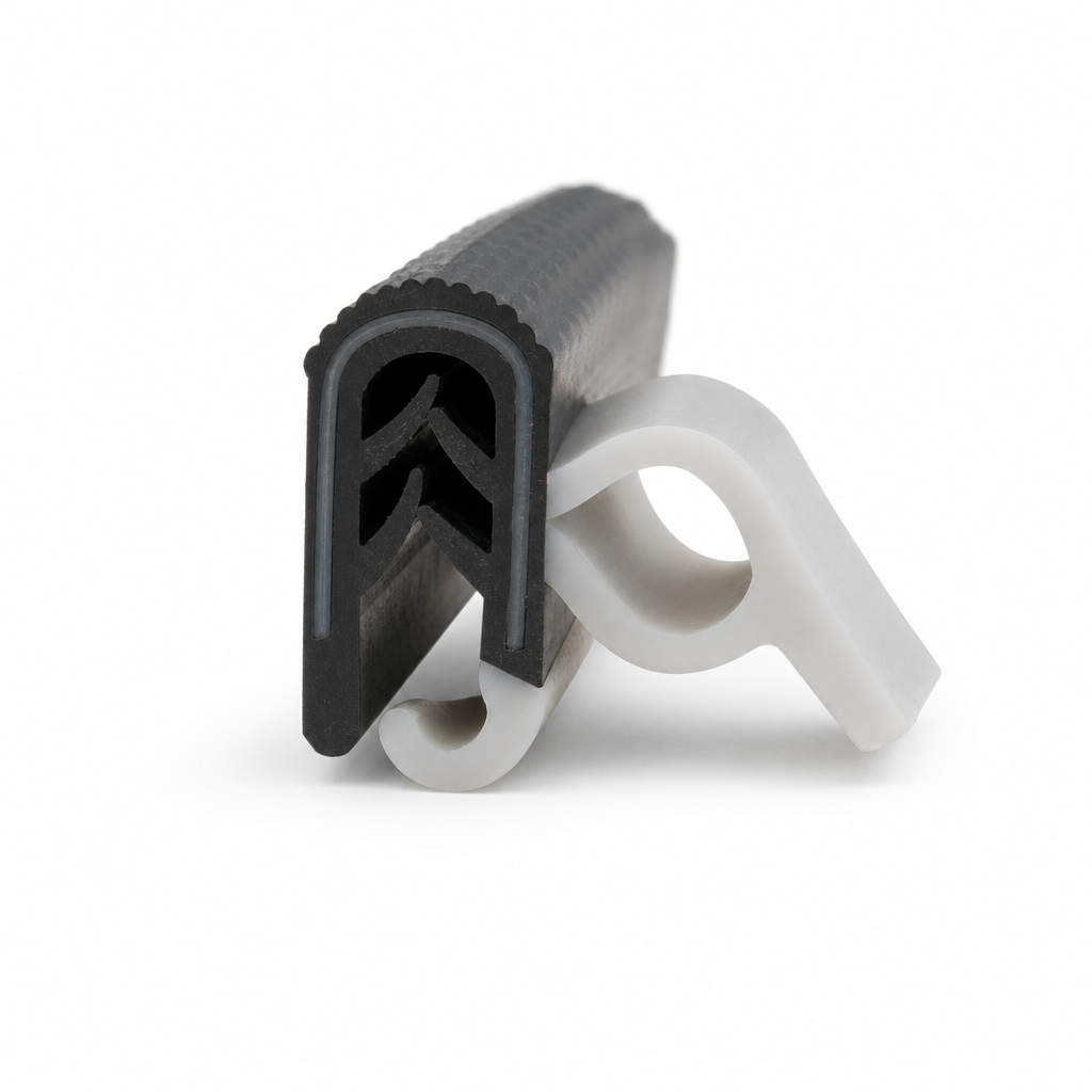 Flexible Self Grip Rubber Side Seal – Fits 3mm to 6mm Panels