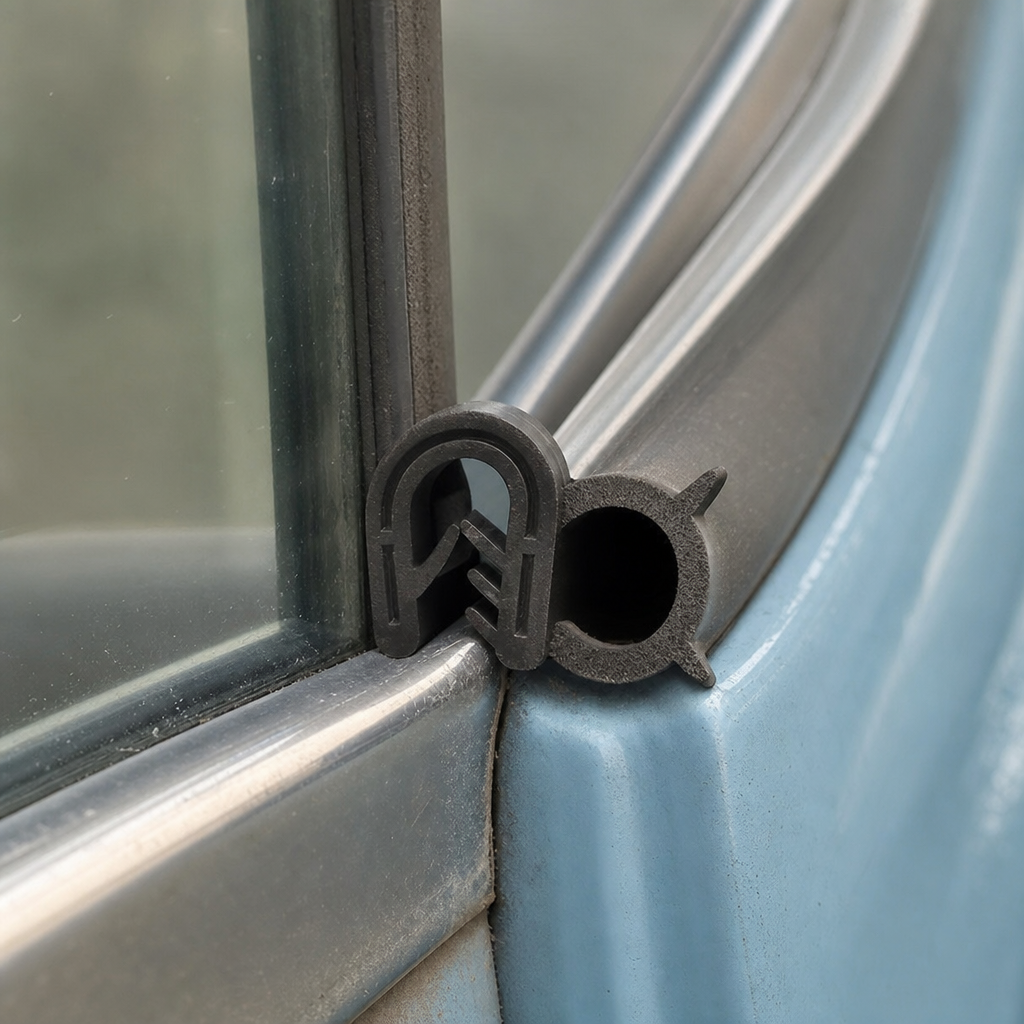 Flexible Self Grip Rubber Side Seal – Fits Morris Minor & Universal