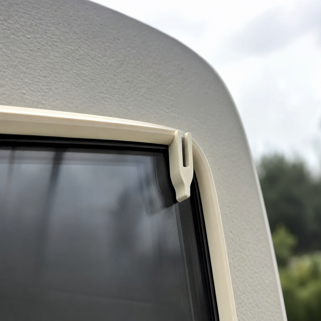 Cream PVC Caravan Roof Trim – Fits EPS11 (10mm & 13mm)