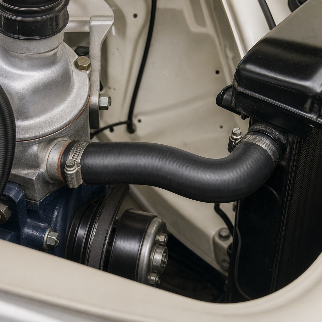Bottom Radiator Hose – Fits Triumph TR5 & TR6 – 10004871