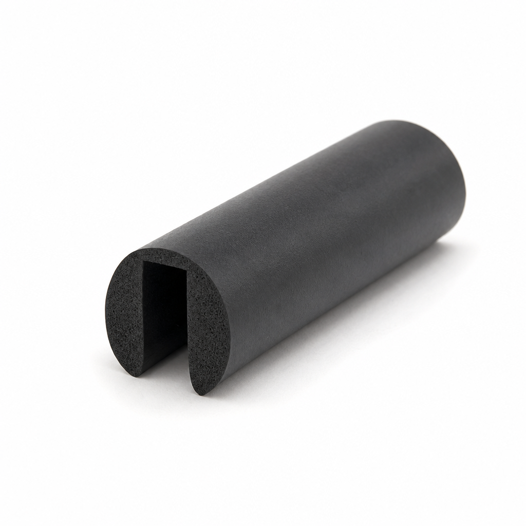 U Channel – Fits Aston Martin (IRS1168N) Black Neoprene Edge Trim