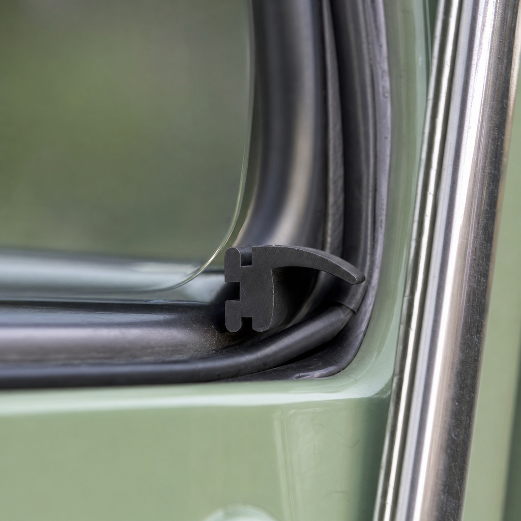 T Section Seal With Side Slots – Fits Morris Minor 1000
