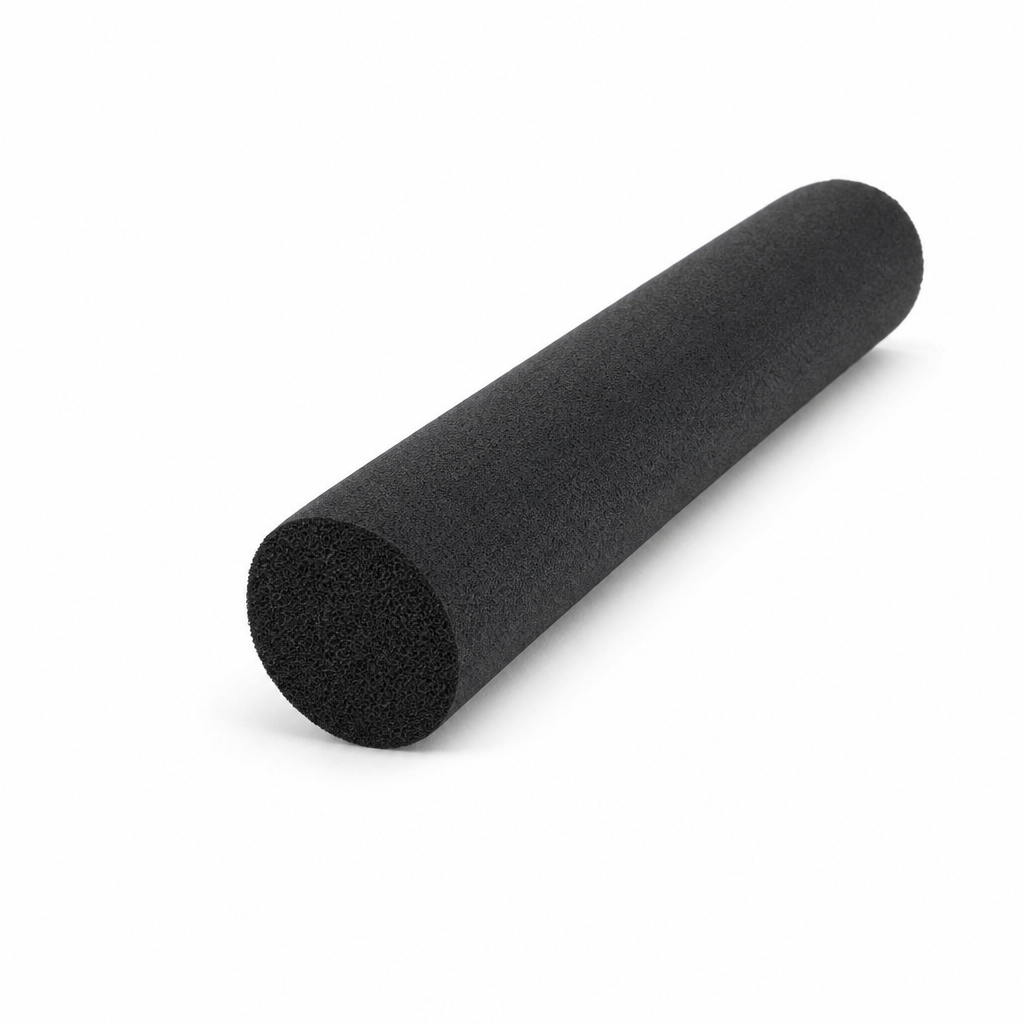 Neoprene Sponge Cord – 15mm Diameter, Black