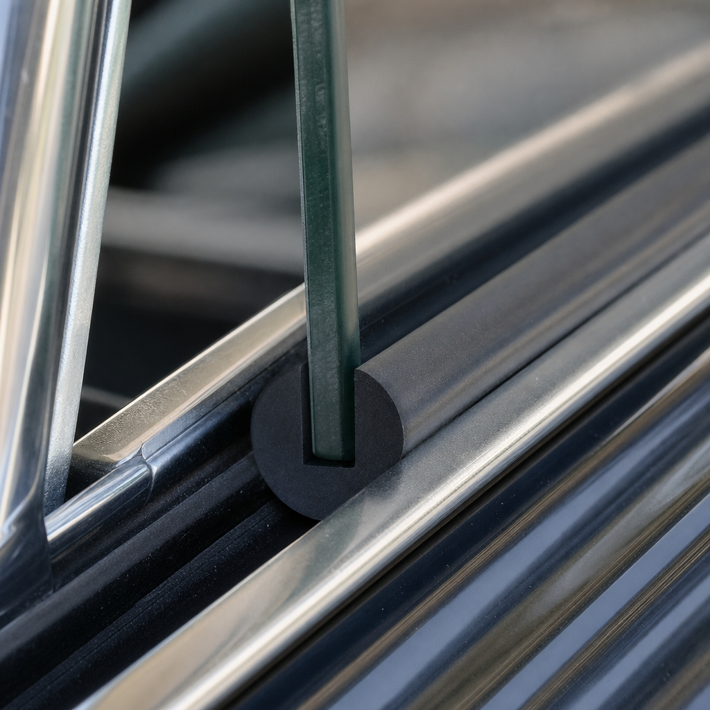 Over Rider Section – Fits Various Classic Cars (PVC, Black)
