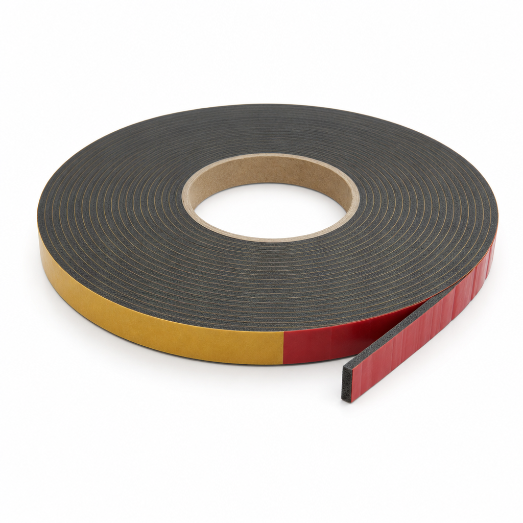 Self-Adhesive Backed Polyethylene Strip 16mm x 3mm – 10m Coil