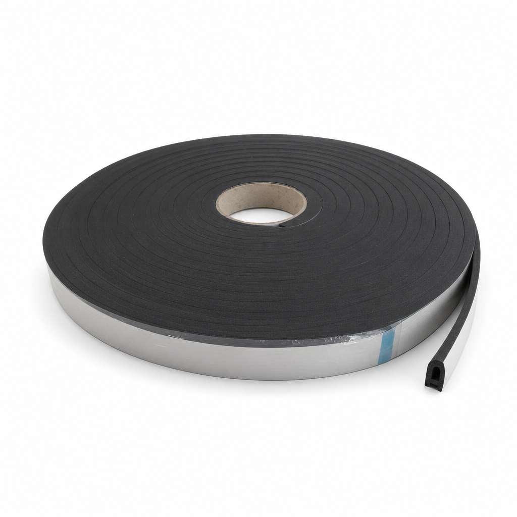 Self-Adhesive Backed Polyethylene Strip 25mm x 12mm – 10m Coil
