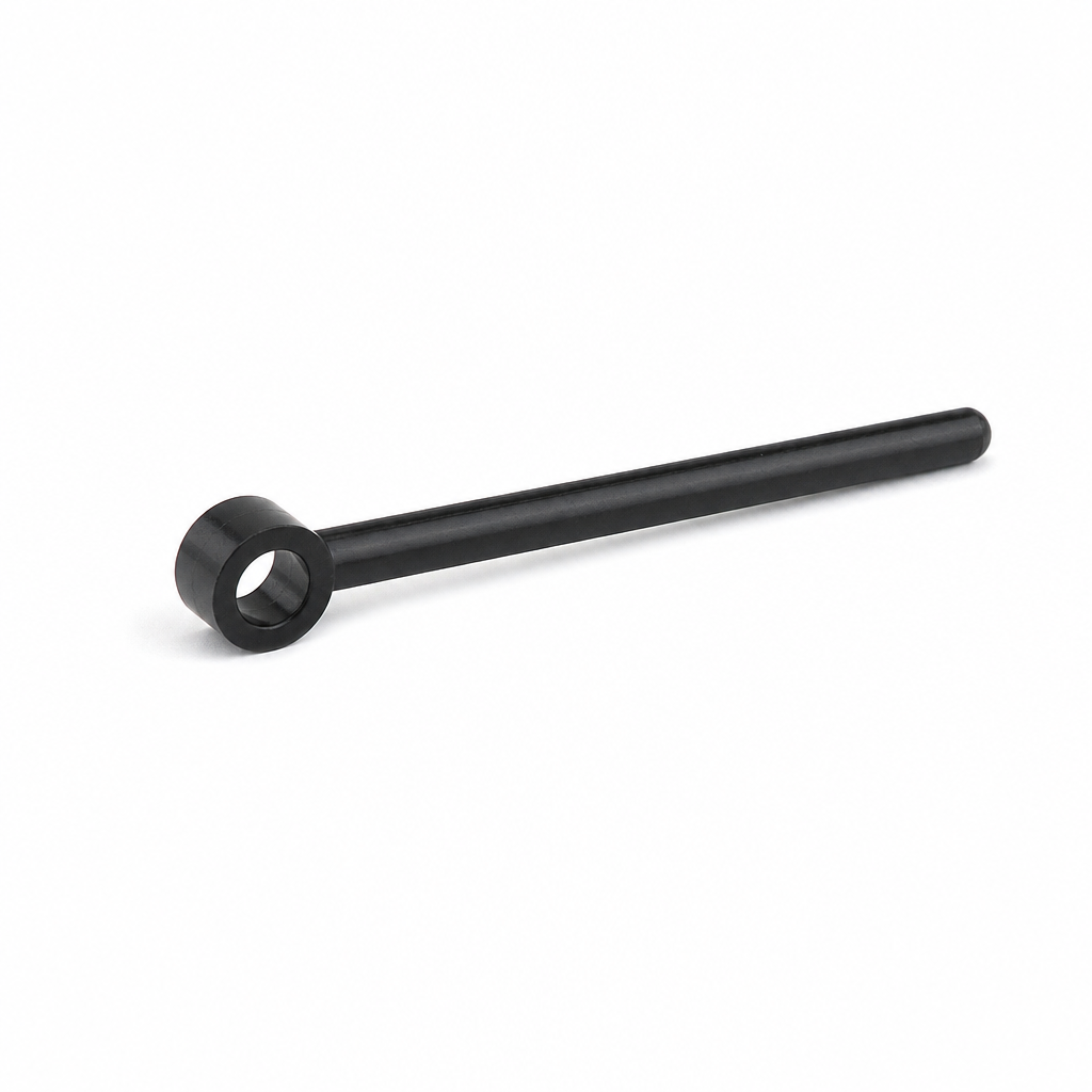 Plastic Wing Piping – 6mm Bead x 38mm Tail (Black PVC)