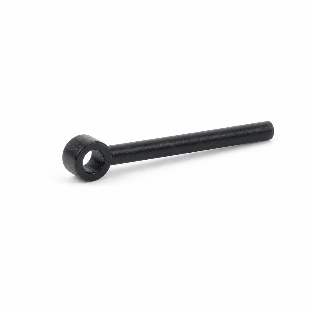 Plastic Wing Piping – 4.75mm Bead x 25mm Tail (Black PVC)