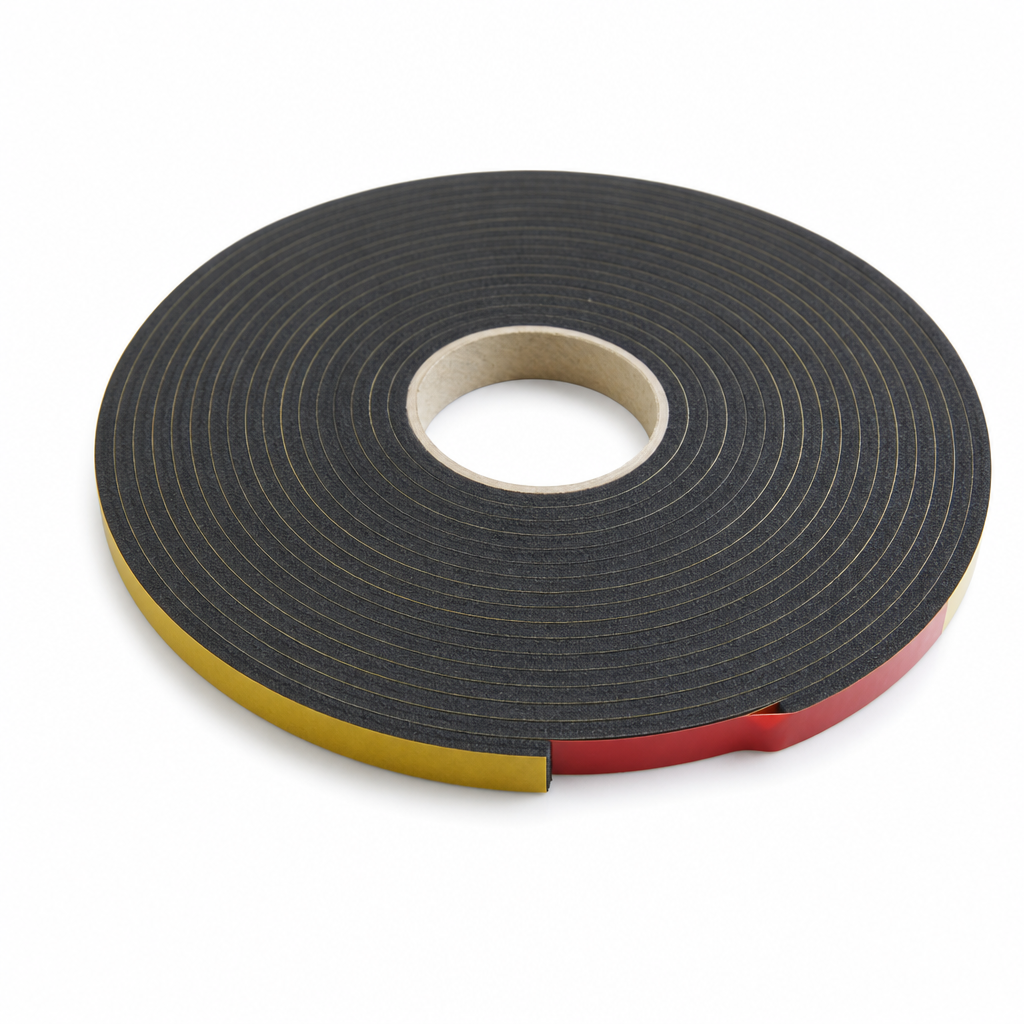 Neoprene Sponge Strip 12.5mm x 6mm – 10 Metre Coil