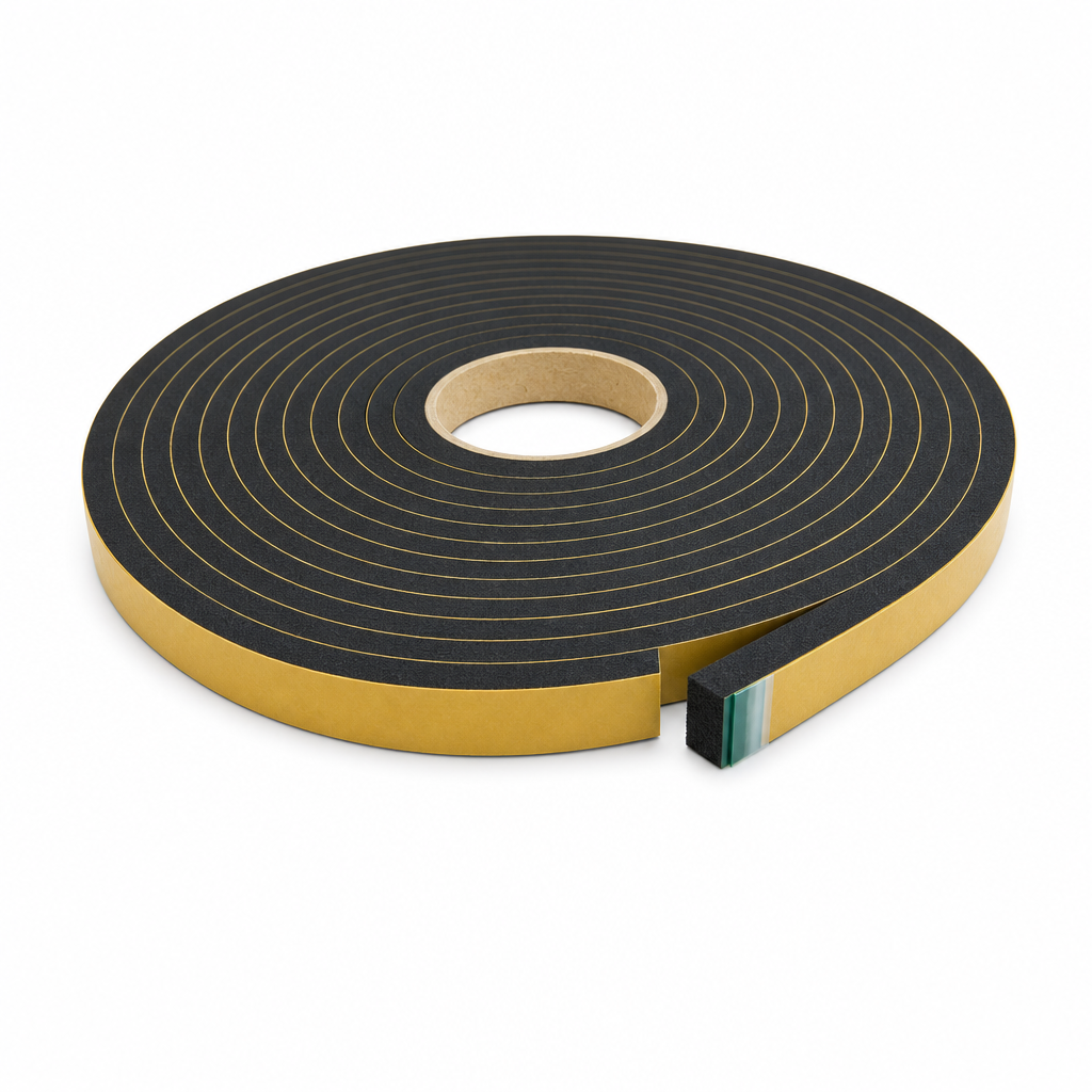 Neoprene Sponge Strip 25mm x 10mm – 10 Metre Coil