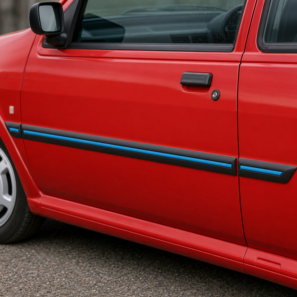 Door Moulding With Blue Insert – Fits Ford Fiesta XR2i (Left Hand Side)