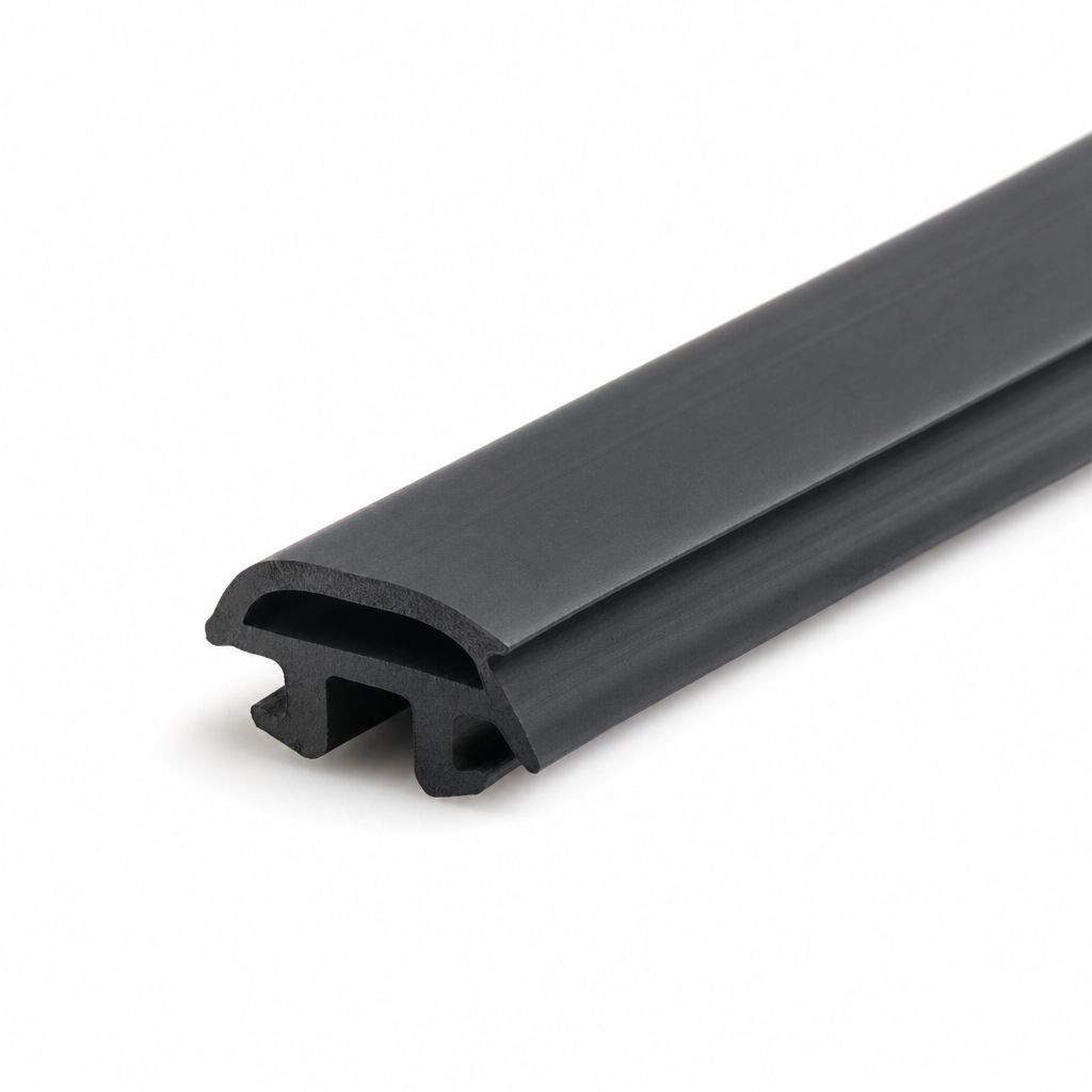 Black PVC Filler/Locking Strip – 11mm Wide, 30m Length