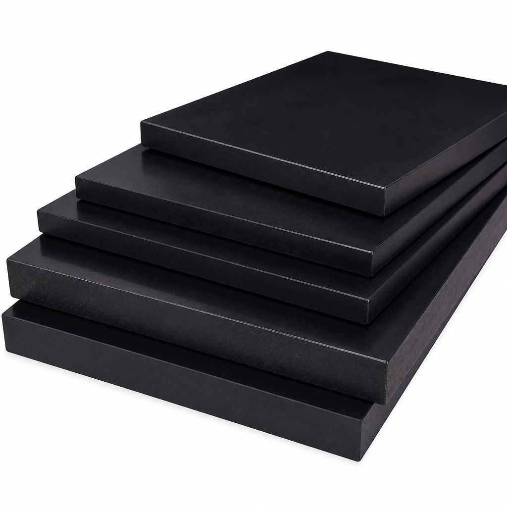 Black Nylon 6.6 Sheet for Industrial Applications 6mm to 50mm thick