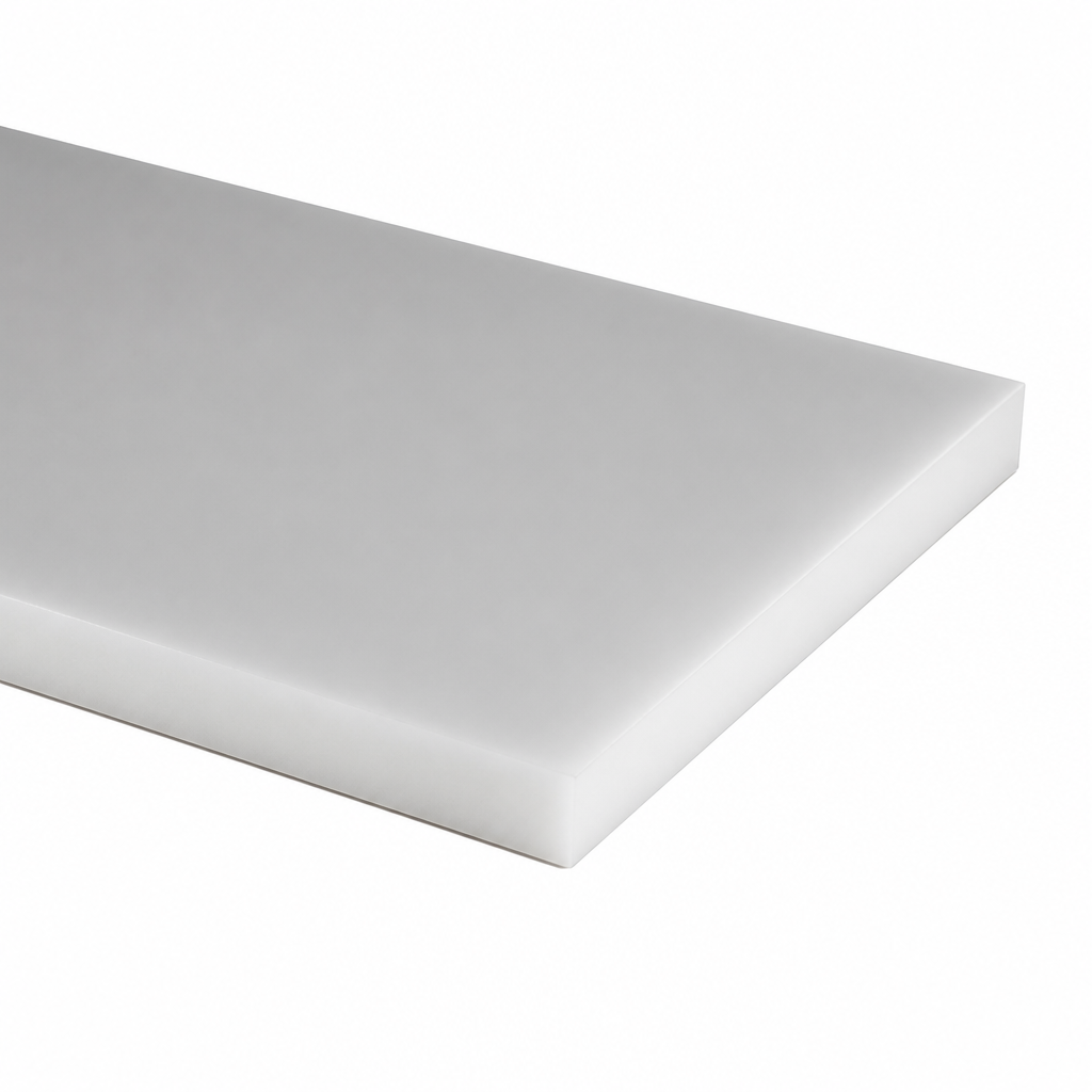 High Density Polyethylene Natural Sheet for Food Industry Applications 15mm to 60mm thick