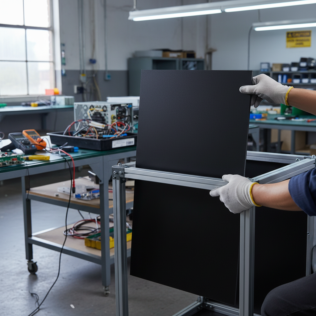 Premium Electrically Conductive Black HIPS Sheet for ESD Sensitive Applications with High Impact Resistance and Thermoformable Properties