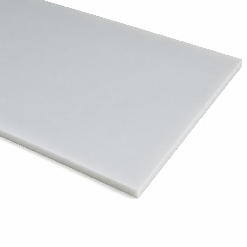 PVDF Natural Sheet for Chemical Processing and Electrical Insulation 1mm to 20mm thick