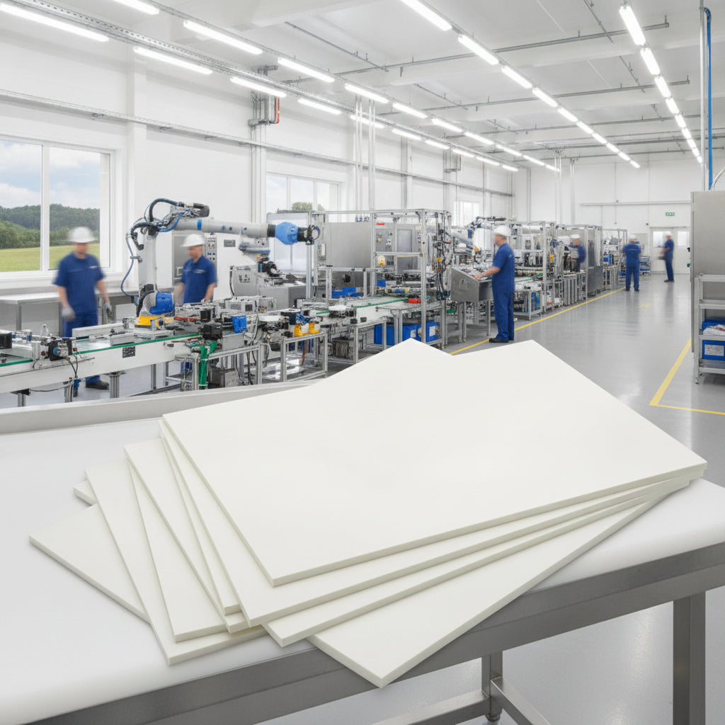 HDPE Sheet | PE300 | Natural & Black | 2mm–8mm | Food-Grade & Industrial