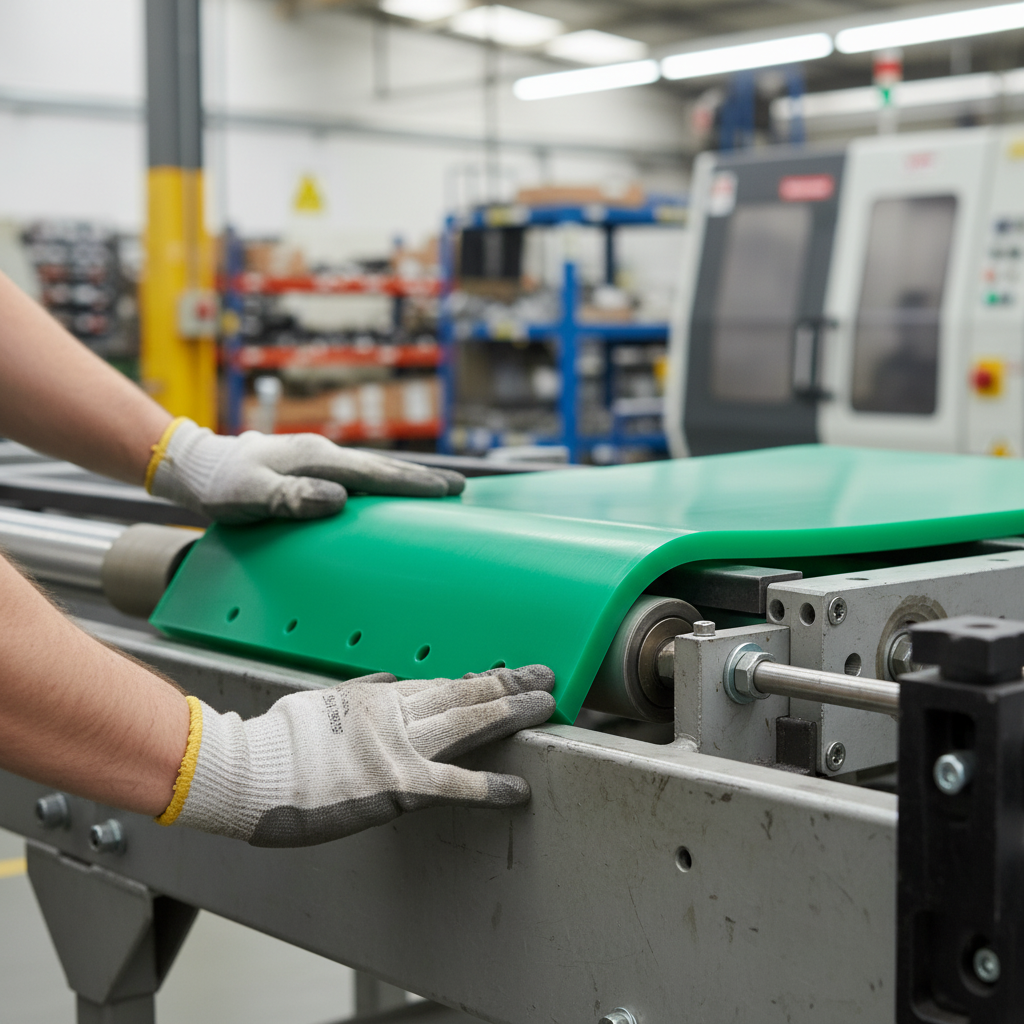 High-Performance Regen Pressed and Planed Green Sheet - PE1000 UHMWPE with Superior Chemical and Impact Resistance