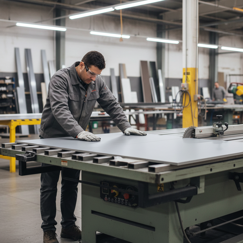 Premium Lightweight Aluminium Composite Panels - Light Grey 7046, Easy to Fabricate for Signage and Displays