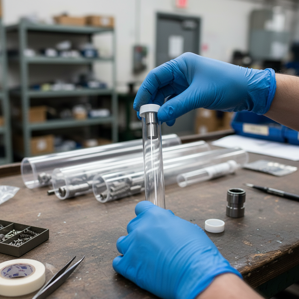 Premium Clear Round Packaging Tube - Durable PETG Material with 30% Recycled Content for Retail Display