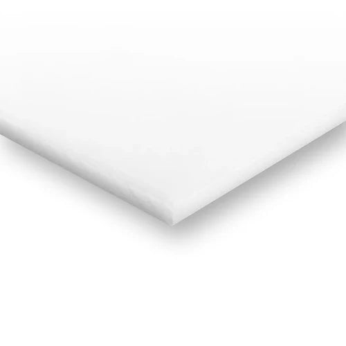 Acetal Sheet Natural - Food Safe Engineering Plastic, High Stiffness, Low Friction, Moisture Resistant - Ideal for CNC, Marine Use - 50mm to 70mm Thick