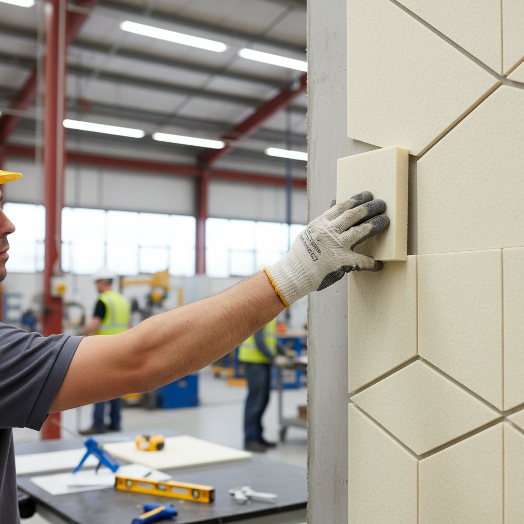 Premium PET Felt Acoustic Panel in Soft Vanilla - Eco-Friendly, Fire Retardant, High-Performance Sound Absorption for Various Applications