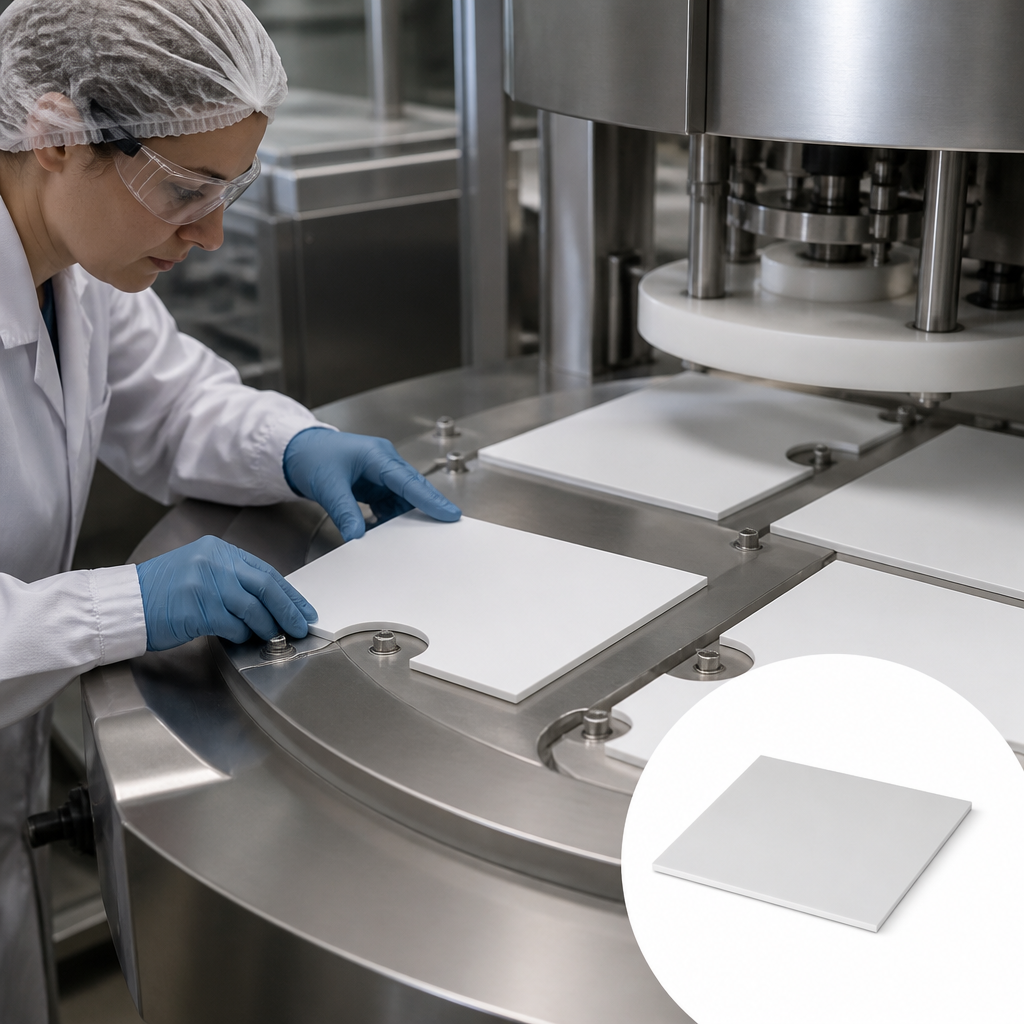 PTFE Natural Sheet for High-Temperature Applications 0.25mm to 30mm thick