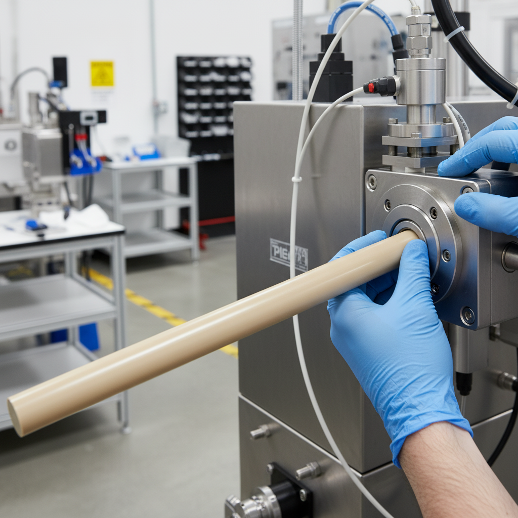 Premium Medical Grade PEEK Natural Rod - High Rigidity, Toughness, and Thermal Stability for Medical Applications