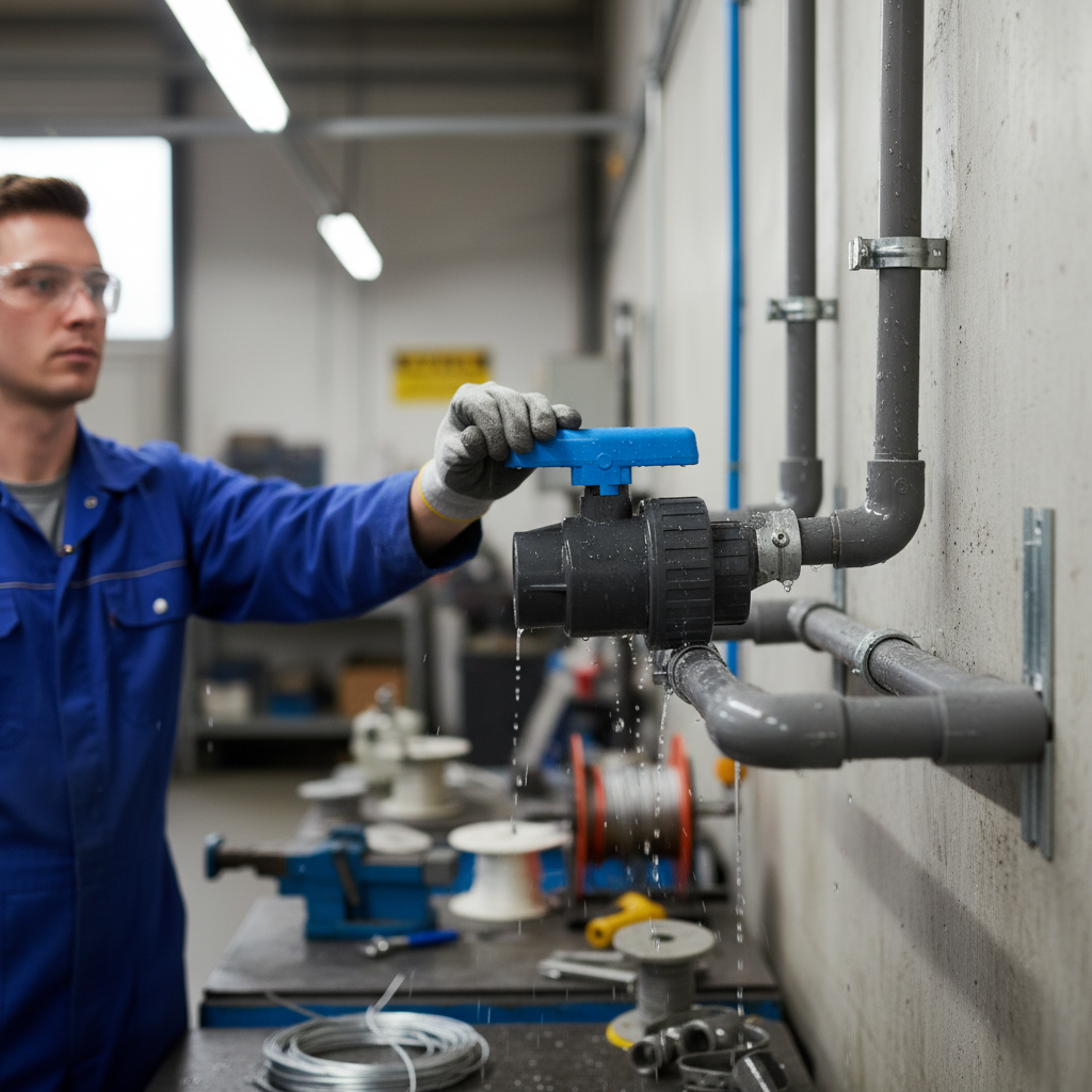 Premium PVCu Ball Valve with Single Union Plain Metric Sockets and EPDM Seals for Durable and Efficient Water Management