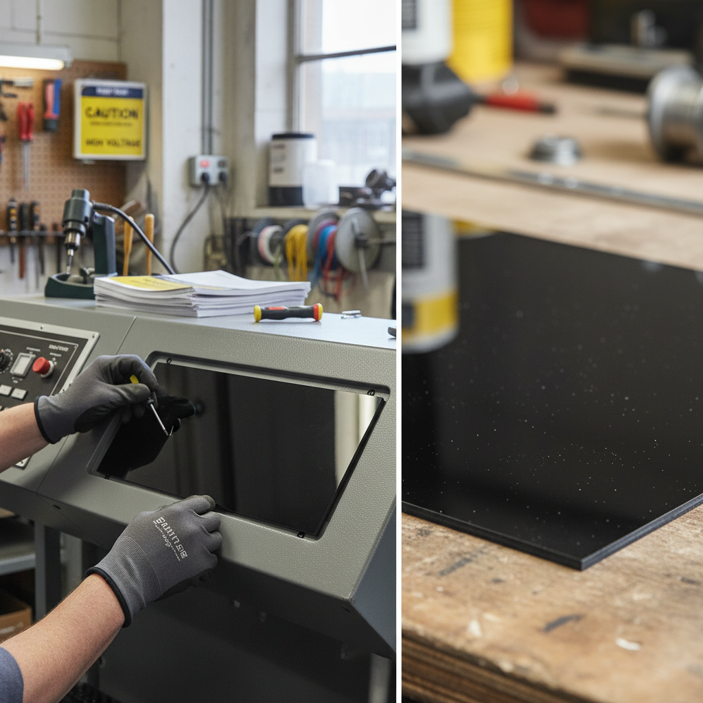 Premium ABS Acrylic Capped Gloss Black Sheet - High Rigidty, Impact Strength, and Chemical Resistance for Versatile Applications