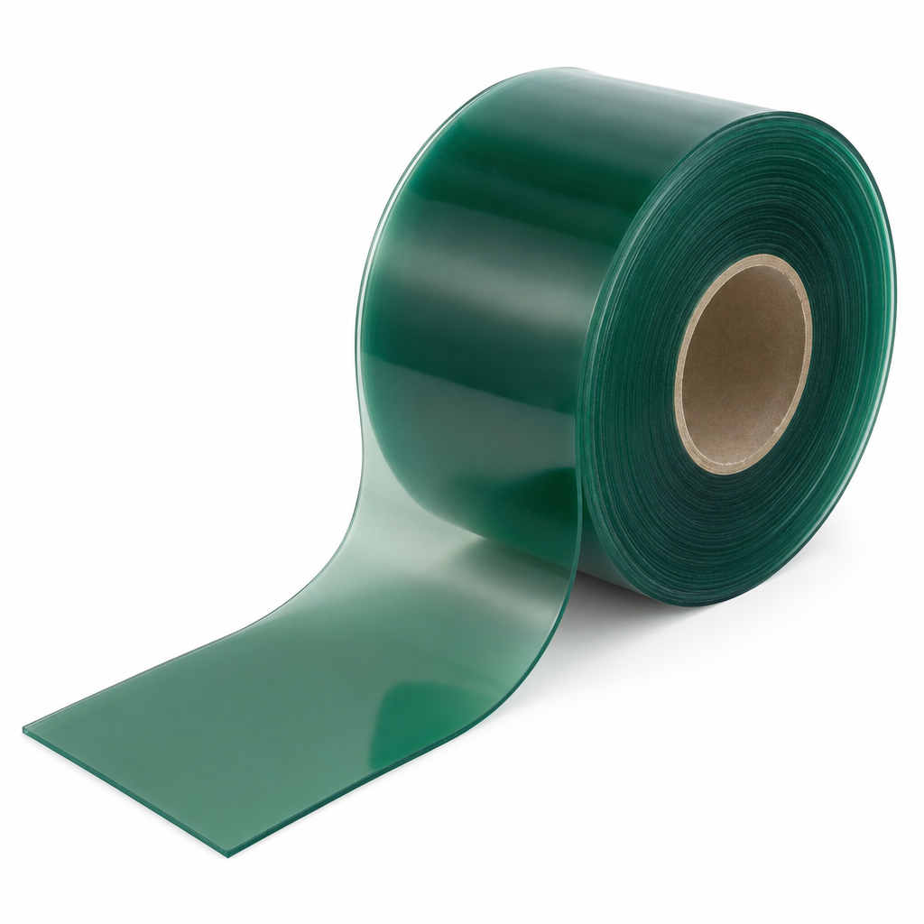 Welding Grade PVC Green Strip Full Roll for Temperature control & safety barriers