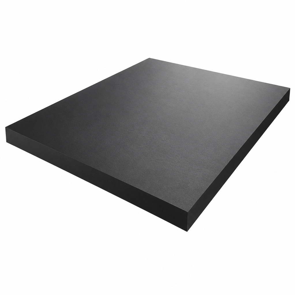 Ultra-High Molecular Weight Polyethylene Black Sheet for Food Processing 50mm to 80mm thick