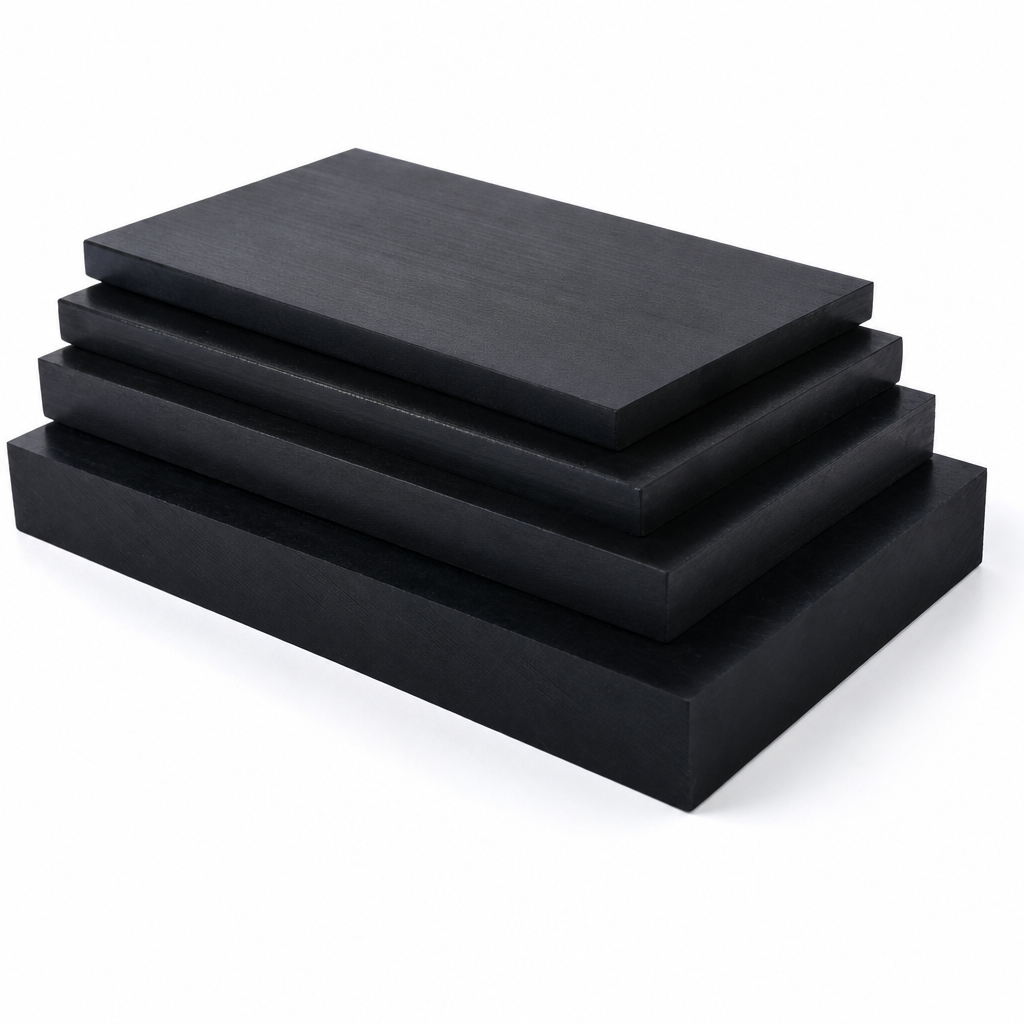 Black Cast Nylon 6 Sheet for Engineering Applications 20mm to 60mm thick