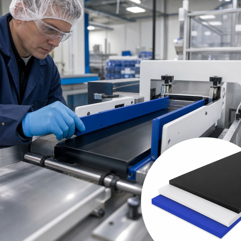 Polypropylene Black / White / Blue [MOQ 300] Sheet 3.5mm thick for Dividers & protective covers