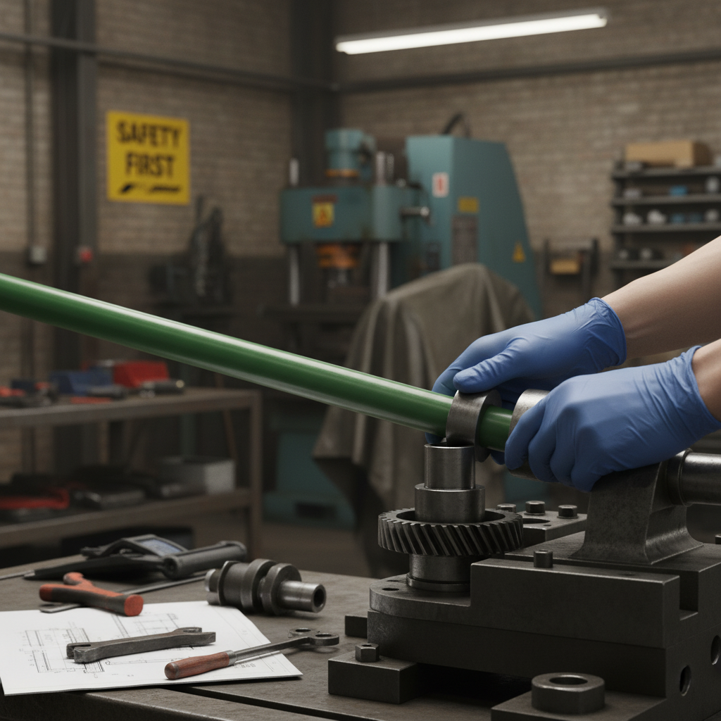 Premium Oil-Filled Nylon 6 Green Rod for Mechanical Engineering - High Performance with Excellent Sliding Properties and Self-Lubricating Features