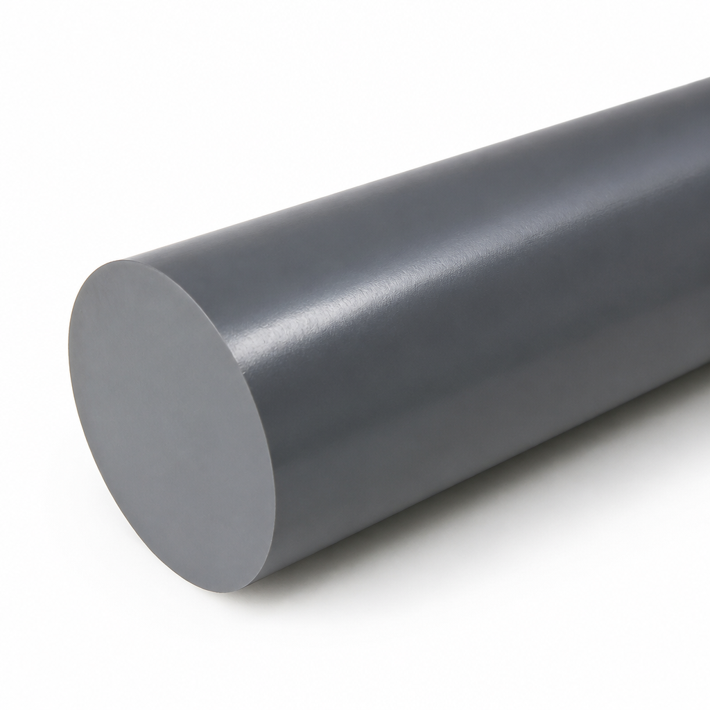 Grey PVC Rod 200mm Diameter for Chemical Processing 200mm to 300mm diameter