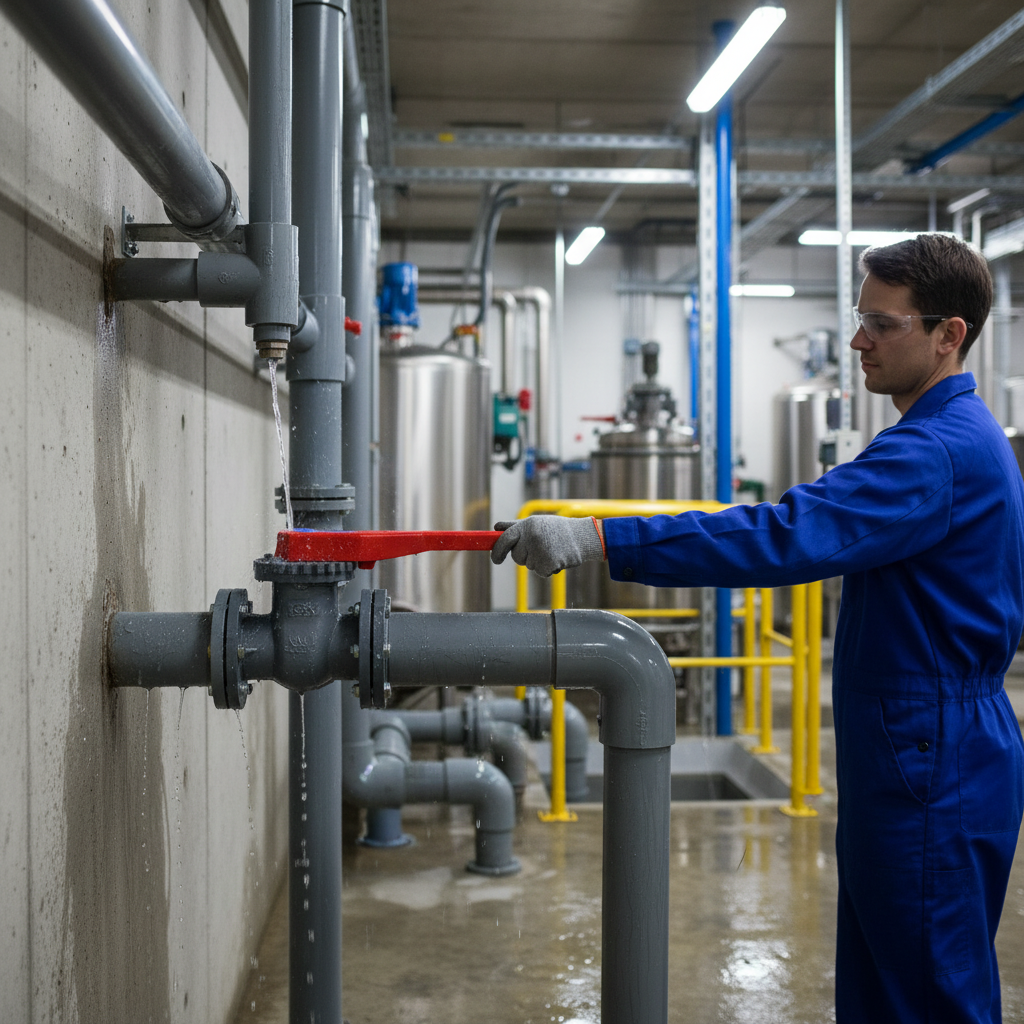 Premium PVCu Flanged Butterfly Valve with Corrosion Resistance and Temperature Range from 5°C to 60°C