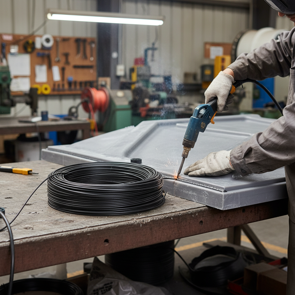 Premium High-Performance HDPE Welding Rod Black for Plastic Repair and Fabrication