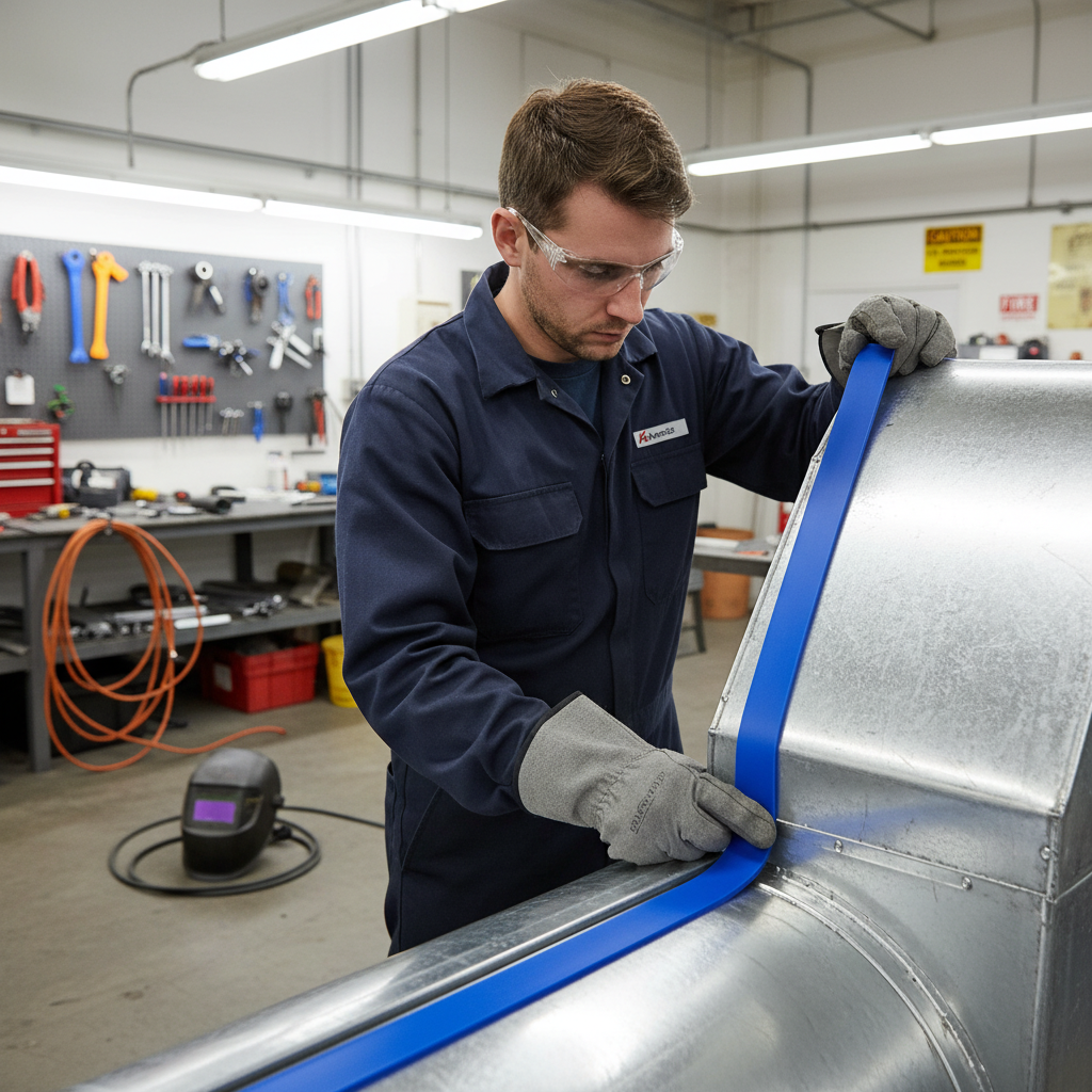 High-Performance Silicone Rubber Strip 60° Shore - Durable Blue Material for Versatile Applications