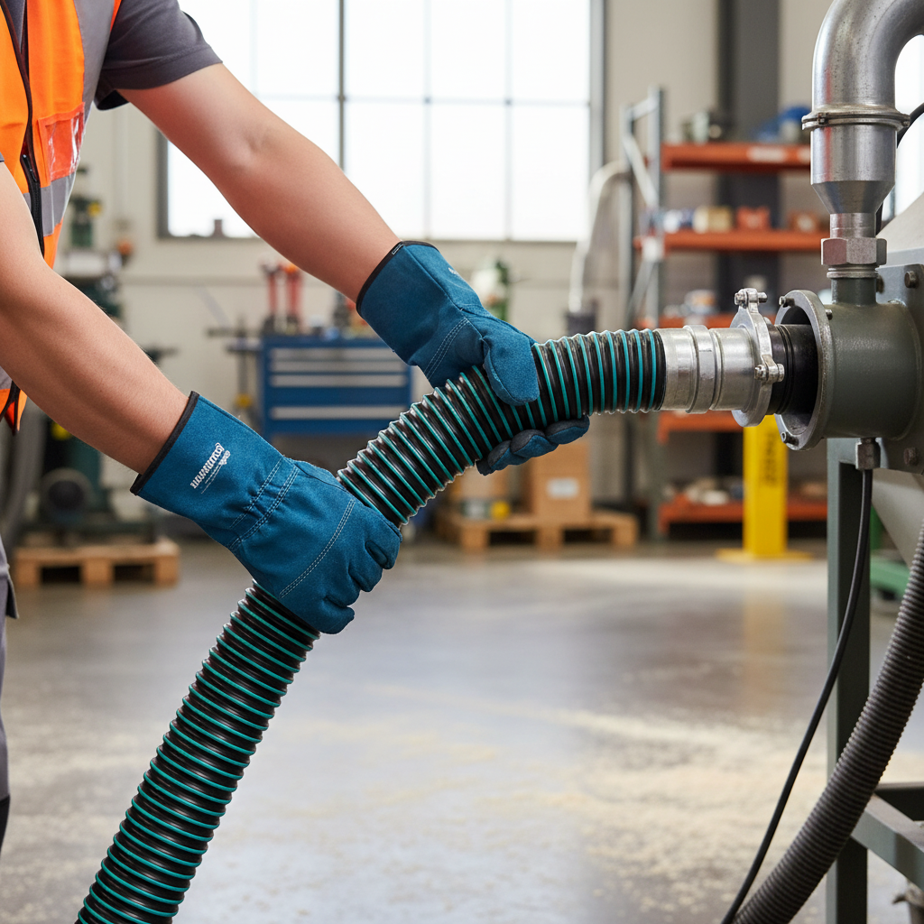 Premium Thermoplastic Rubber TPV Hose with Steel Spiral Reinforcement for Chemical Resistance and High-Temperature Applications