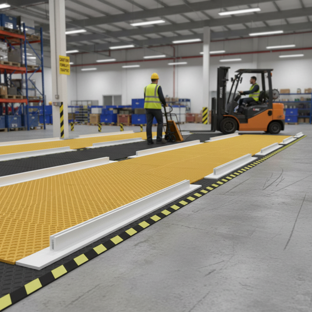 Premium Plastic PVC Interlocking H Section Base - 75m Pack with 25 x 3m Sections for Board and Partition Joining