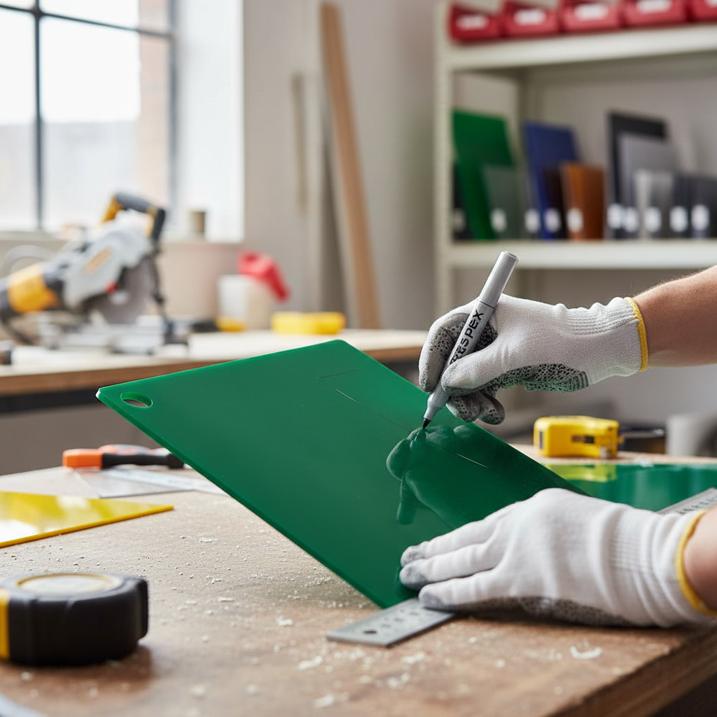 Premium Green Acrylic Sheet - High-Performance, Durable, and Versatile for Interior Design and Signage Applications