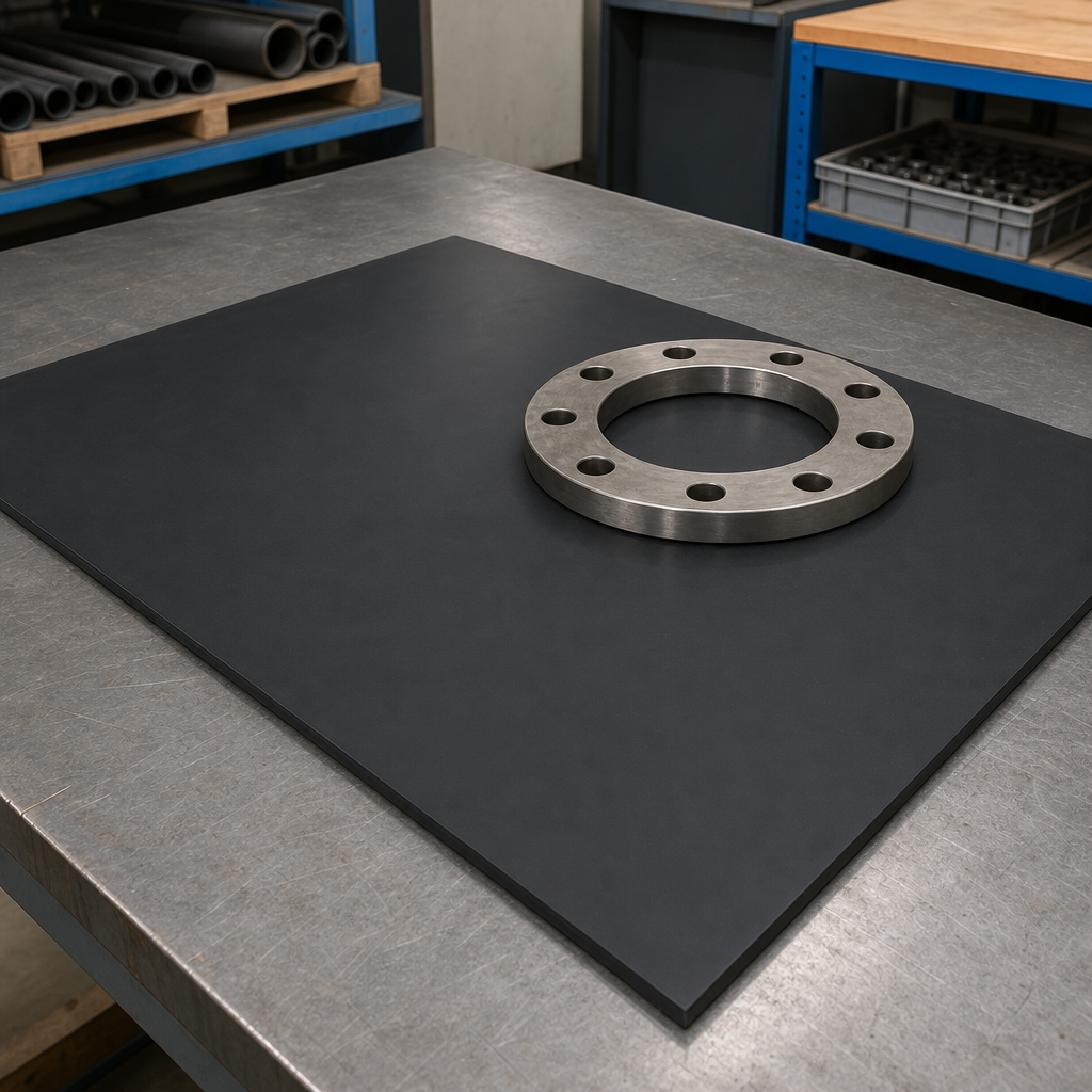 Solid Nitrile Rubber Sheet 700mm x 500mm x 3mm