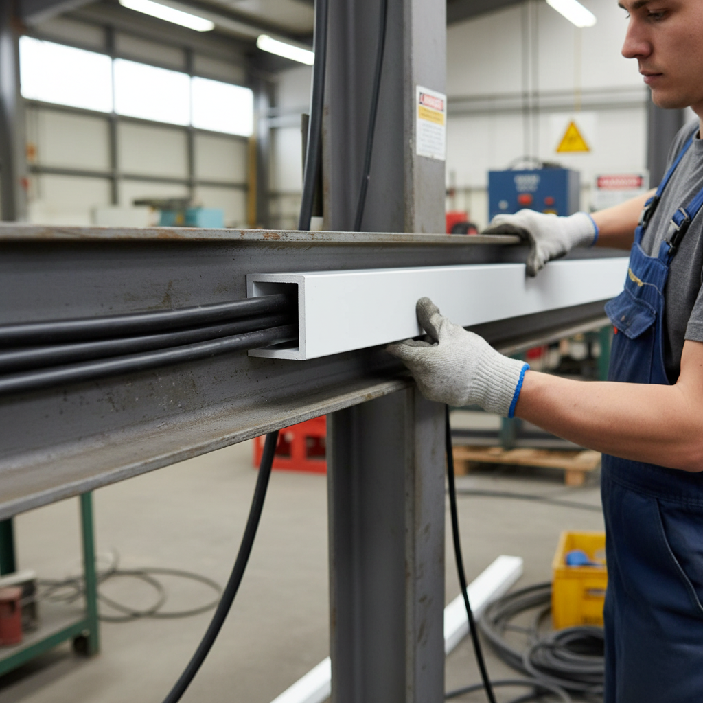 Premium Plastic PVC J Channel for Edge Protection - 75m Pack with 25 x 3m Size Options in White/Black