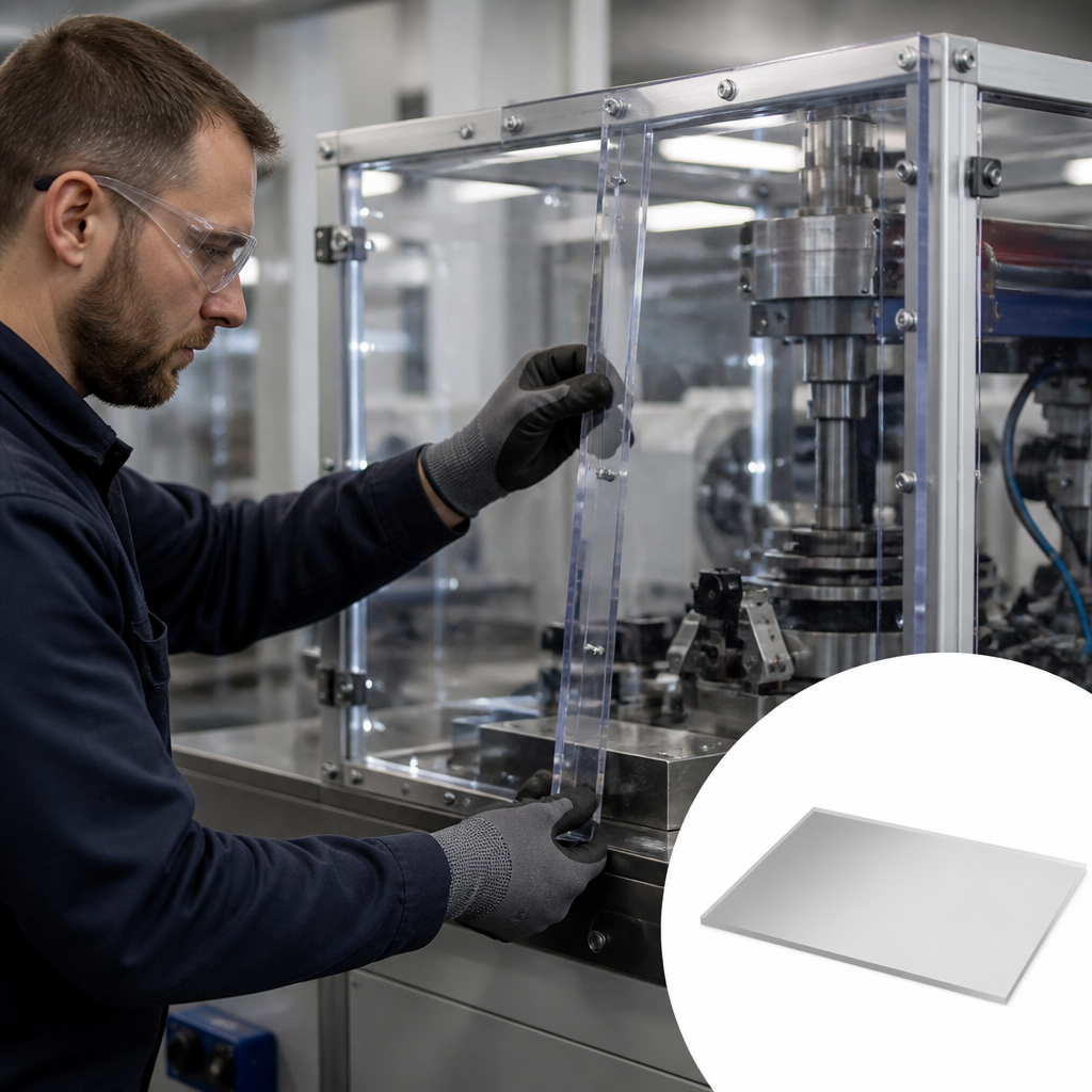 Clear Polycarbonate Sheet for Machine Guards & Glazing 2mm to 10mm thick