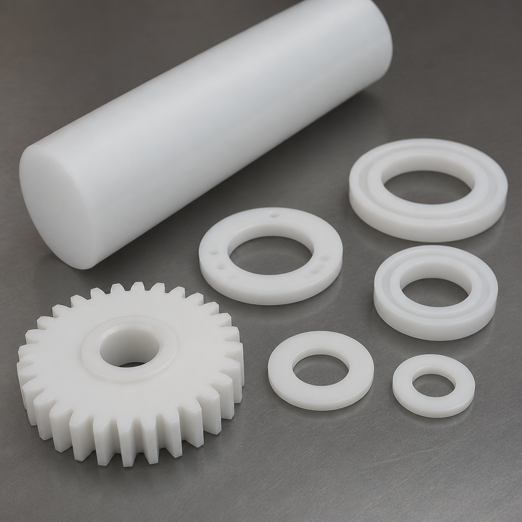 Acetal C Natural Rod 90mm dia for Seals & Gears 90mm to 250mm diameter