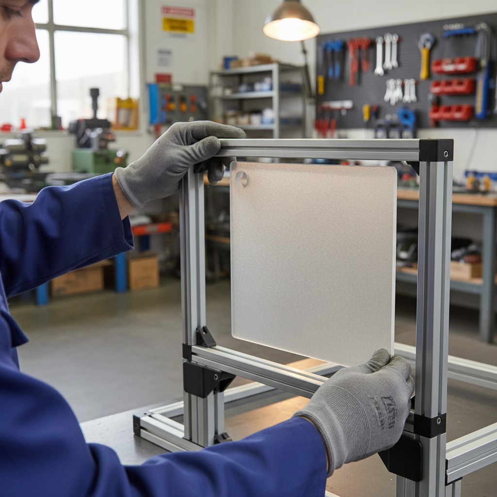 Premium Frosted Acrylic Sheet - High-Performance Clear Cast Material with Double-Sided Matt Finish and 10-Year Durability